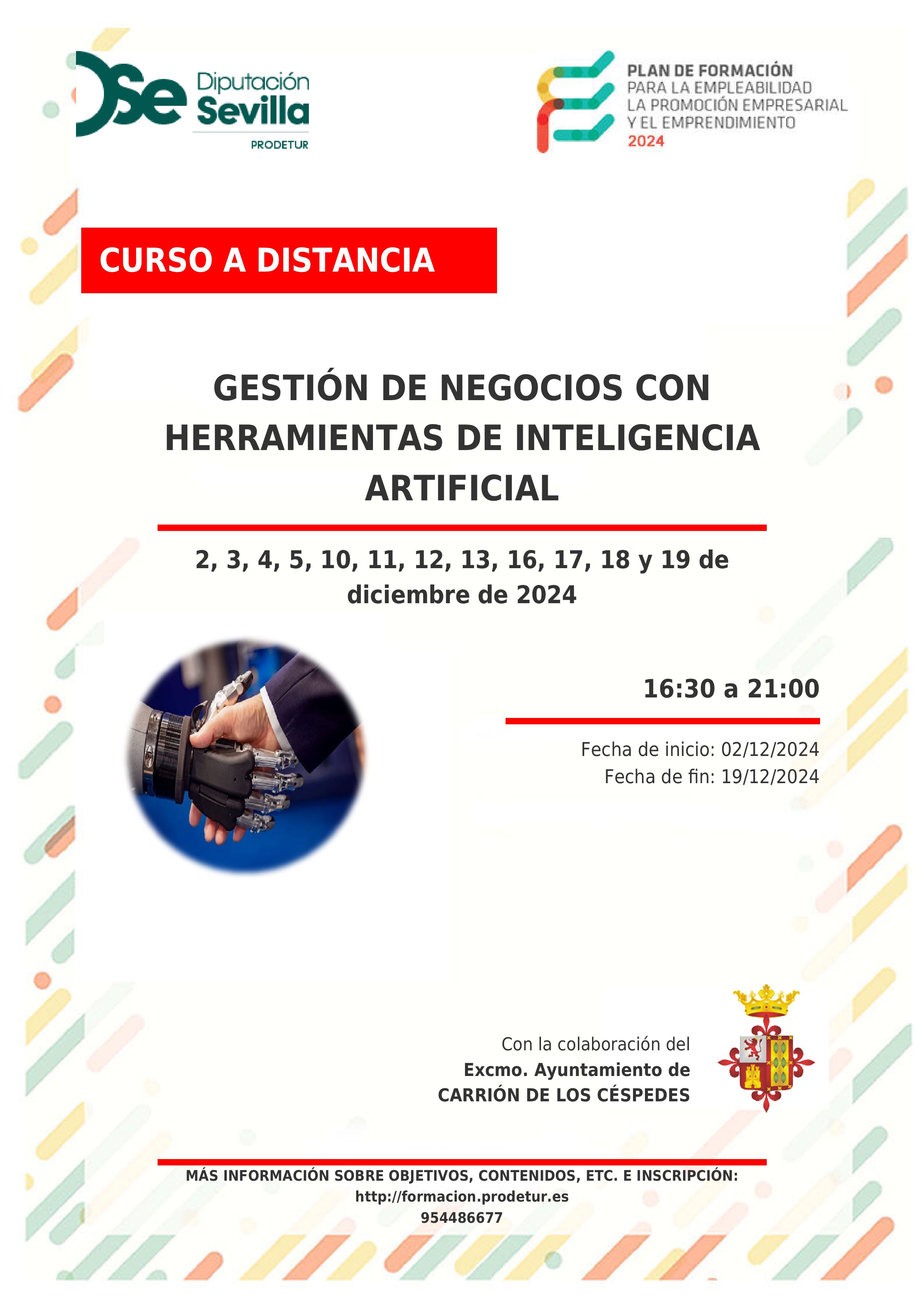 Curso Gestión de negocios con herramientas de inteligenica artificial